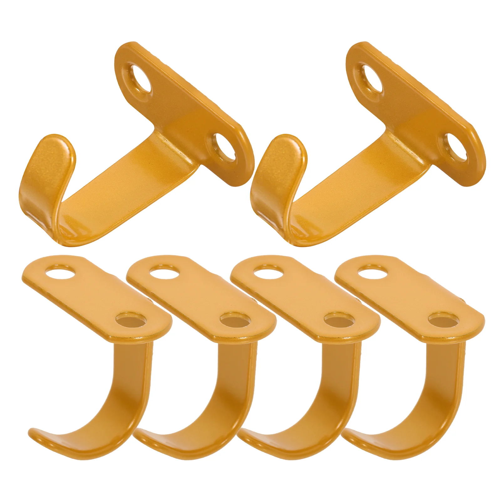 

6 Pcs Hook up Heavy Duty Clothes Rack Hangers Wall Mounted Iron Ceiling Hooks Coat