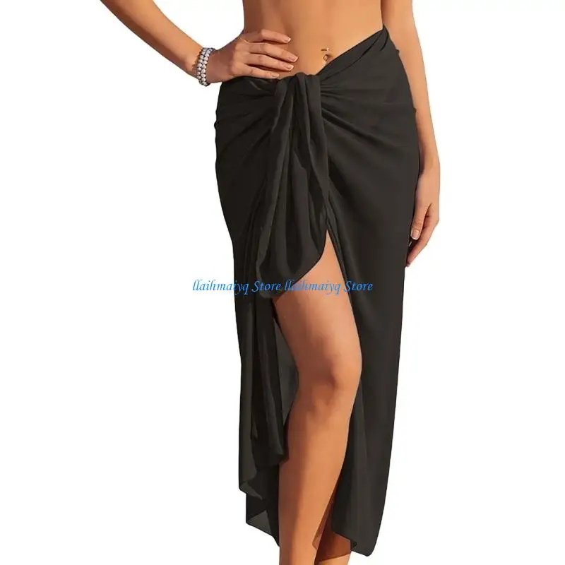 573B Summer Outfit Women's Skirt Soft Comfortable Drape Wear Color Drape Skirt For Travel And Daily Use