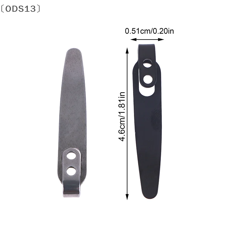 مجموعة مشابك جيب سكين من الفولاذ المقاوم للصدأ 420 مع براغي لتركيب الشفرة الثابتة القابلة للطي EDC بنفسك
