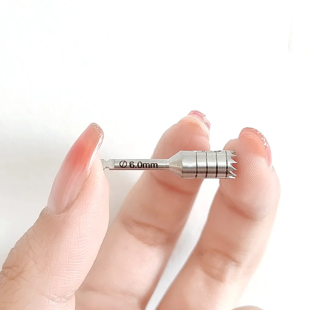 Stainless Steel Dental Implant Annular Trephine Bur, Positioning Bone Drill for Oral Surgery
