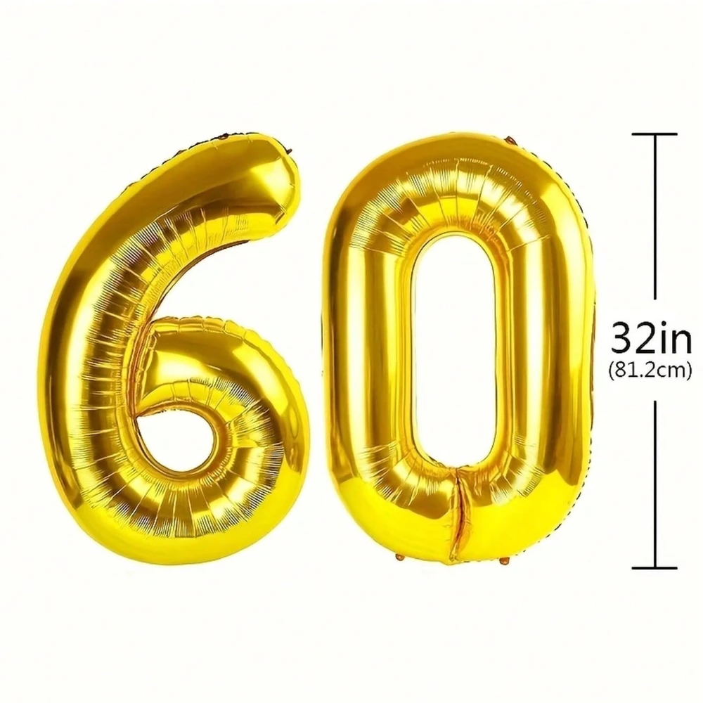 32-дюймовый золотой фольгирова – обзор и цена Party Supplies
