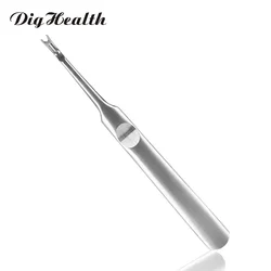Dighealth Professional Stainless Steel Dead Skin Remover Nail Cuticle Pusher Fork Trimmer Manicure Pedicure Nail Art Tool