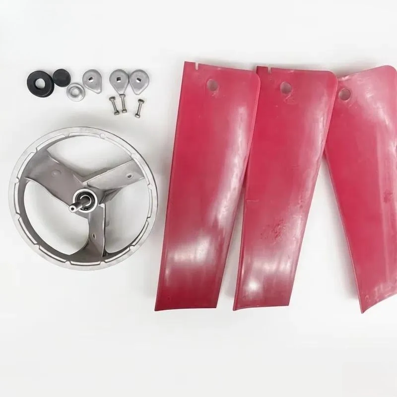 Red Nylon Fan Blade Industrial Exhaust Accessories