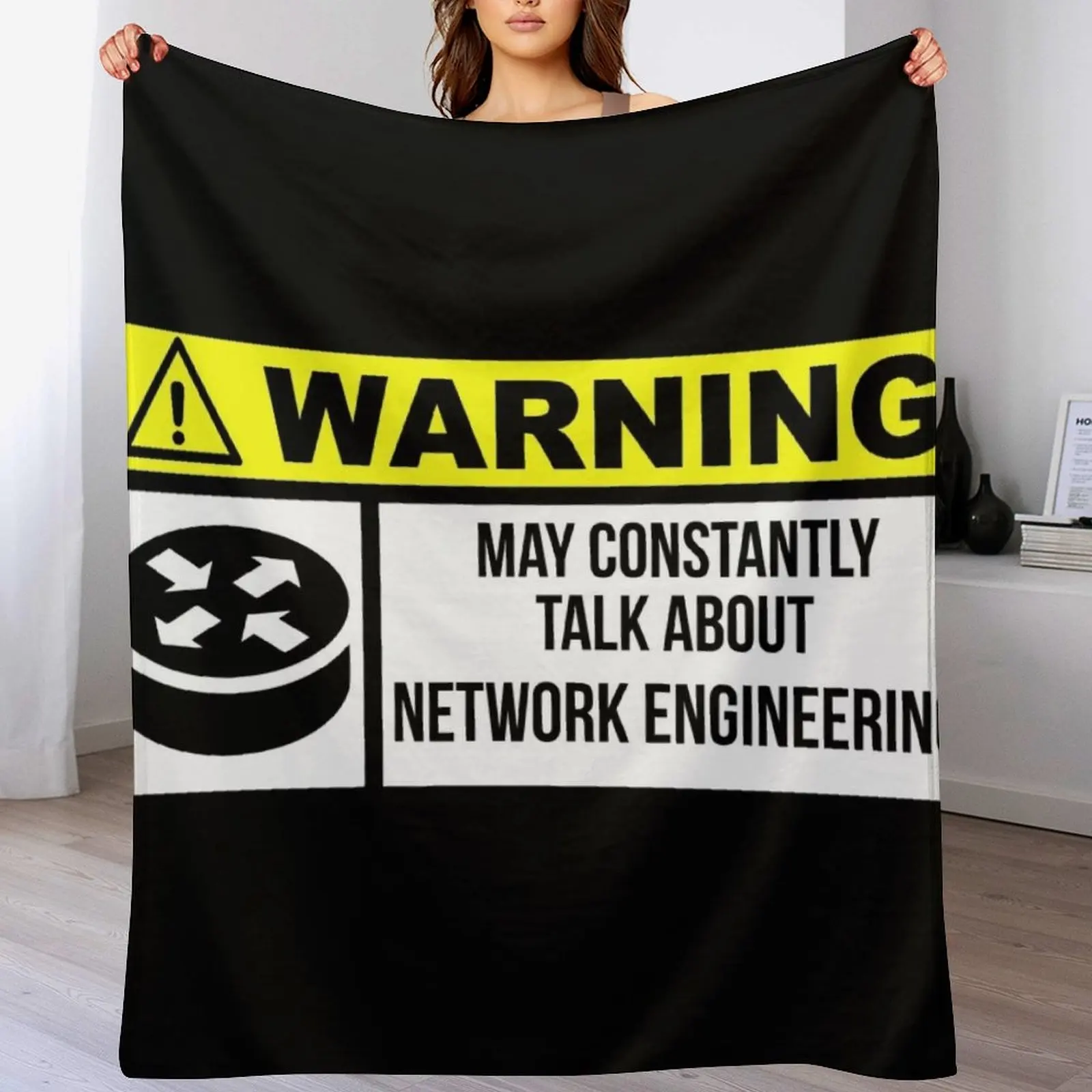 Network engineer Throw Blanket Vintage Warm christmas gifts Blankets