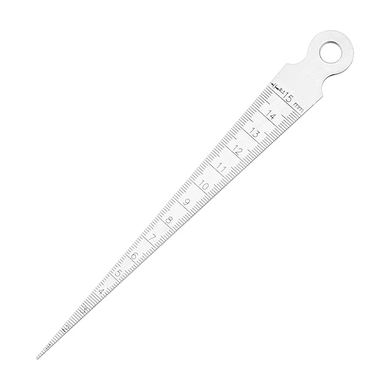 Stainless steel gap ruler tapered ruler wedge high precision 1-15mm plastic gap