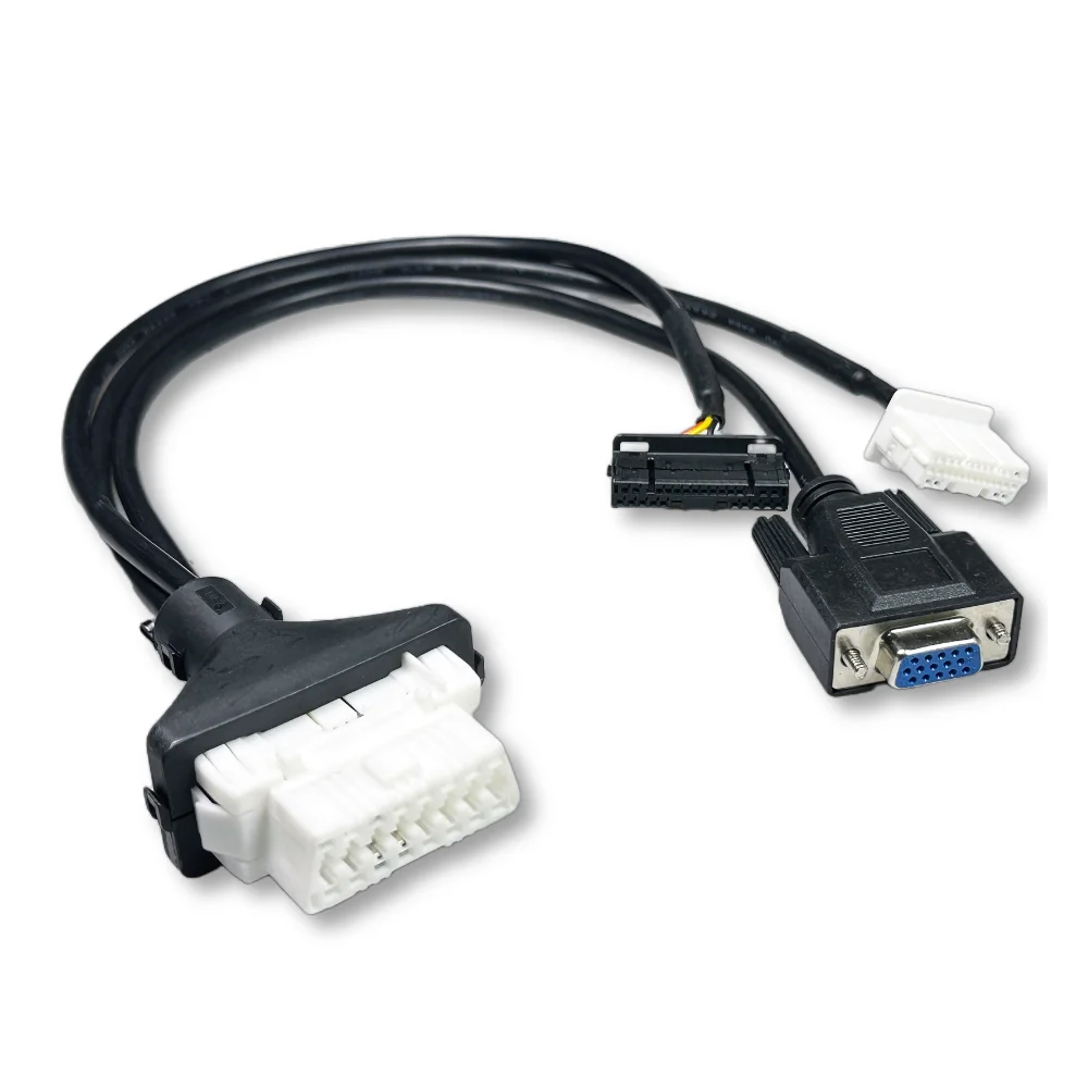 For Toyota 4A And 8A Cable 2in1 Directly Programming Cable For Toyota 4A 8A Remote Programming Work For Autel GBox X300 DP PAD2