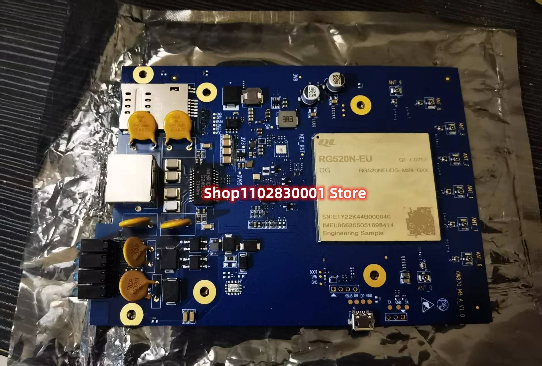 

1PCS RG520N-EU For Quectel 5G Module for Europe Region/Operator RG520NEU RG520NEUDA RG520NEUDA-M28-GXX New