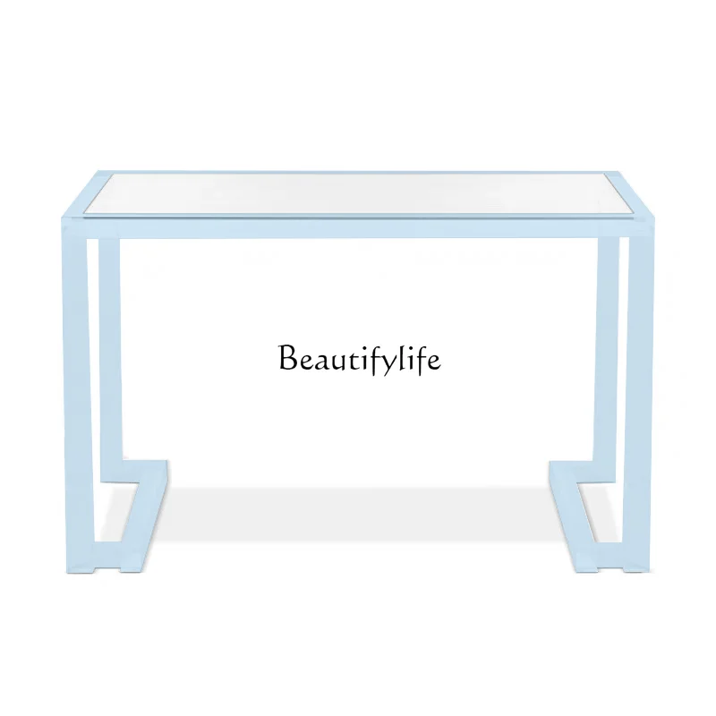 4*Acrylic dopamine desk modern computer plexiglass ins french