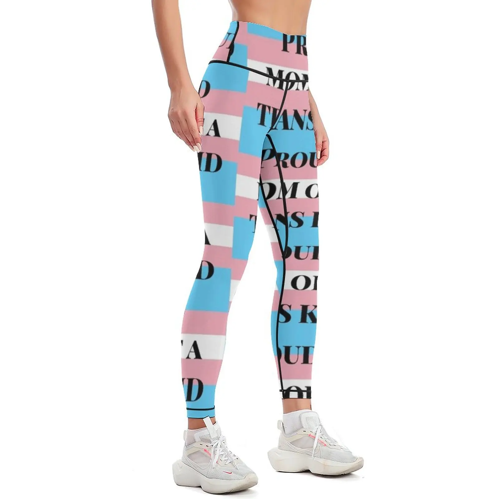 Proud mom of a trans kid Leggings sports for gym Female legging pants Womens Leggings