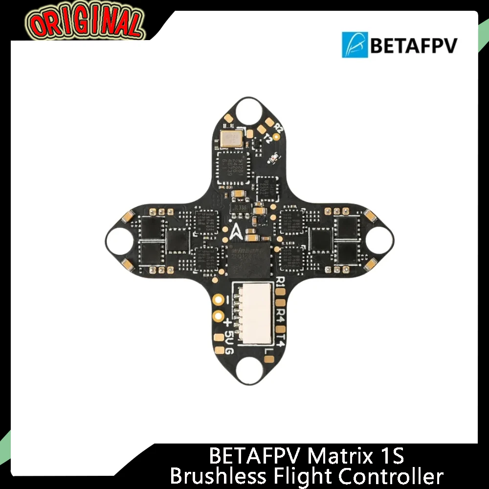 BETAFPV Matrix 1S Brushless FC - 3IN1/4IN1, Exclusivamente compatível com Meteor75 Pro O4 e Meteor65 Pro O4 FPV Drone