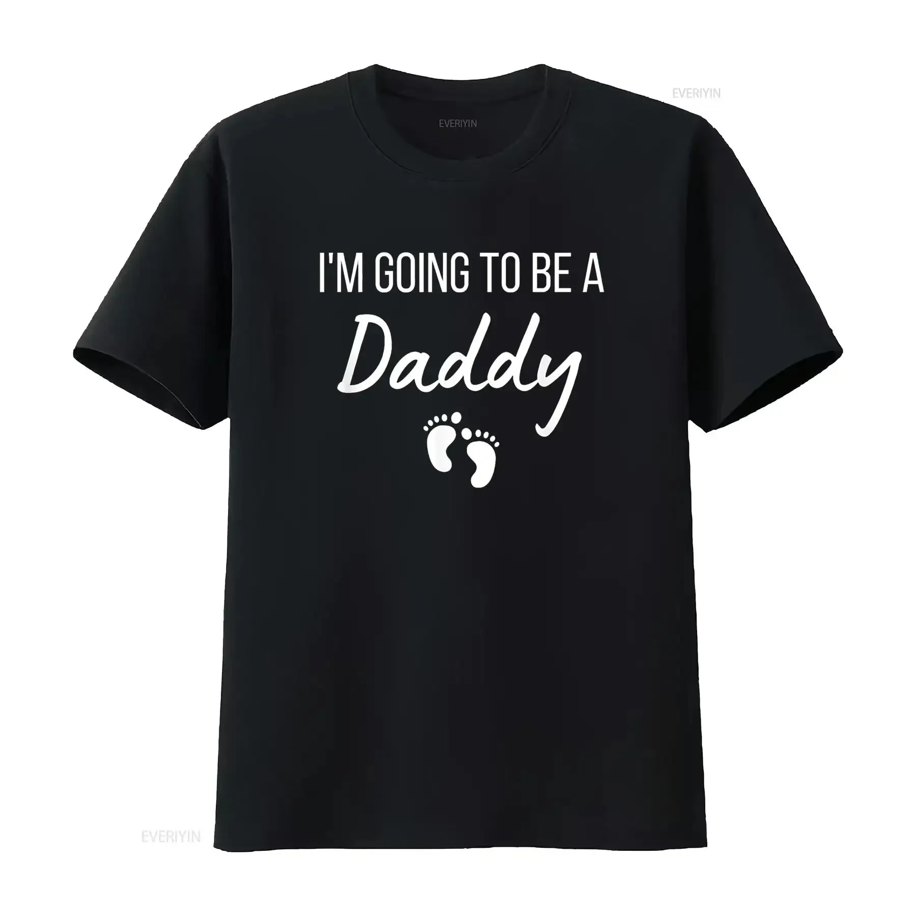 I m Going To Be A Daddy Pregnancy Announcement New Dad T Shirt vintage Washed Comfortable Stretched Top For Everyday Wear
