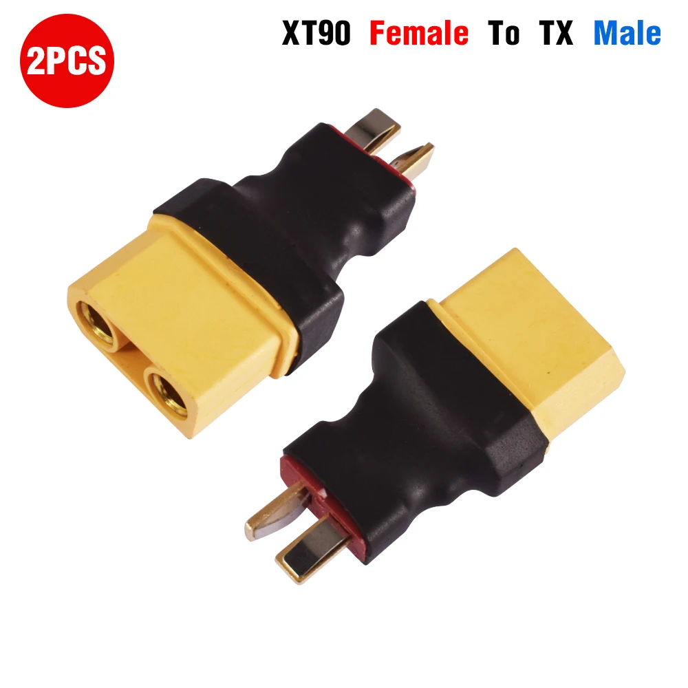 9IMOD 2/4PCS Plug XT60 XT30 XT90 T-plug Male Female Connector Adapters Plug Single Level Adanter Plug No Wires RC LiPo Battery