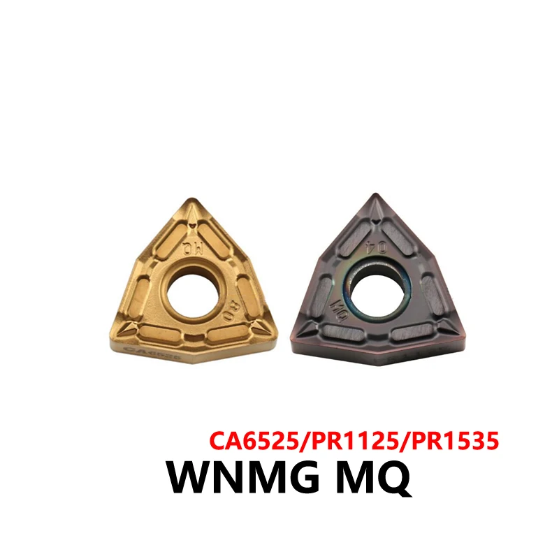 Original WNMG080404MQ WNMG080408MQ CA6525 PR1125 PR1535 Carbide Inserts WNMG080404 WNMG080408 MQ CNC Lathe Tool Cutter WNMG 0804