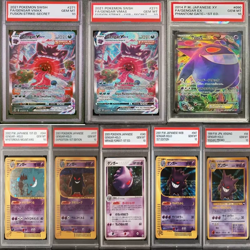 

Ptcg English Japanese Pkm Proxy Cards Gengar Series Xy Phantom Gate #090 Fa/gengar Ex Phantom Game Anime Cards