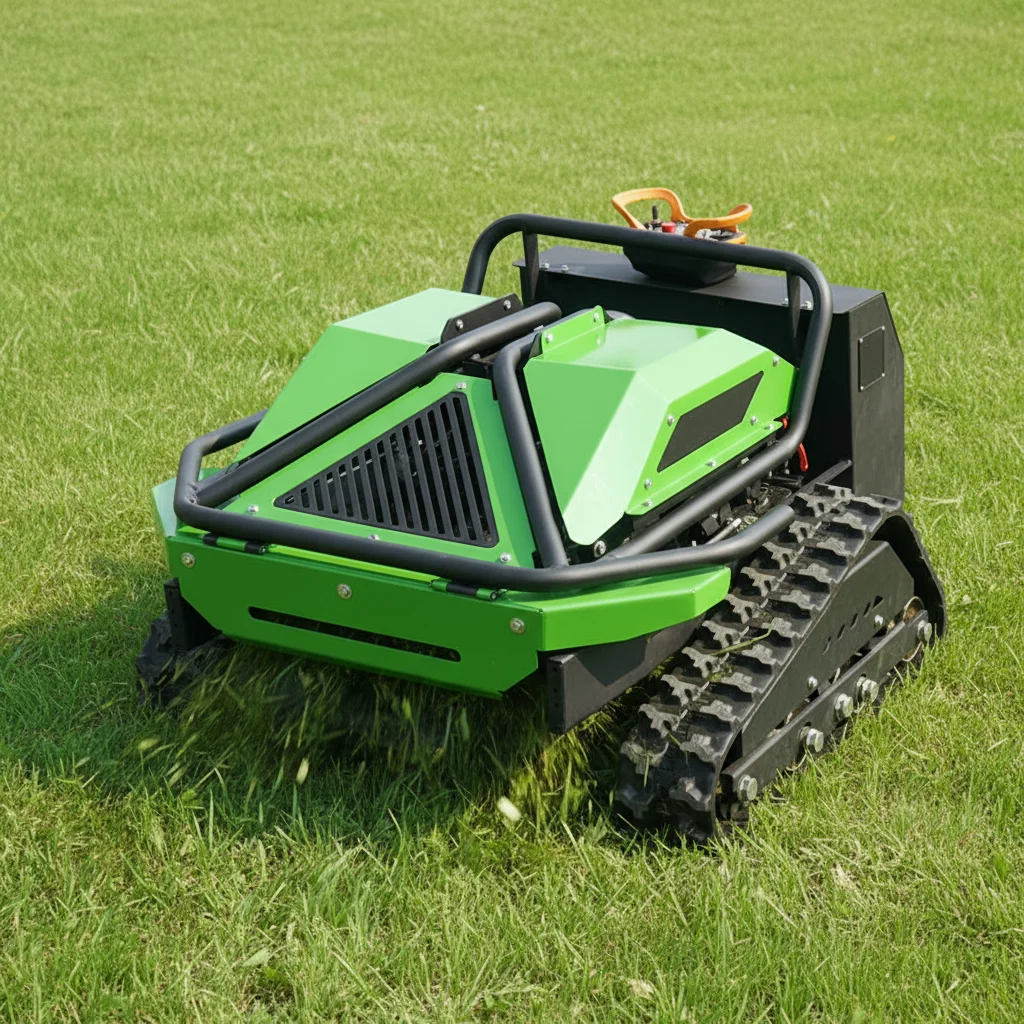 

Customize Remote Crawler Lawn Mower for Efficient Garden & Farm Grass Cutting