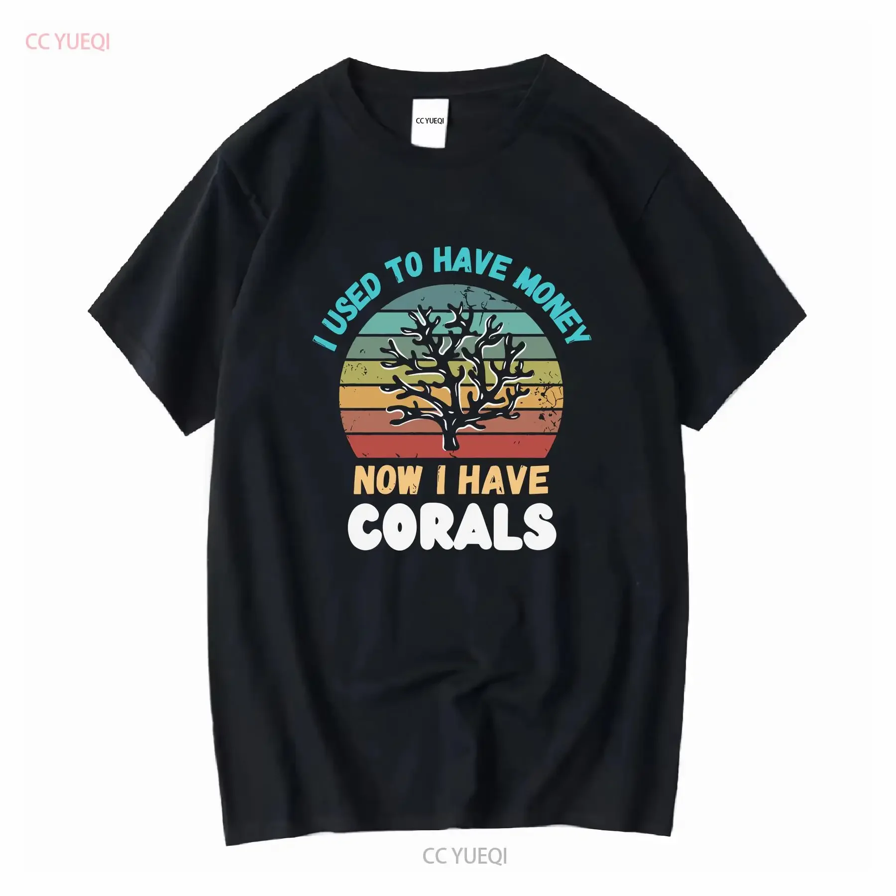 Fish Tank T Shirt Clownfish Reef Coral Aquarium Decor long or short sleeves vintage Washed Stylish Versatile Stretched Soft