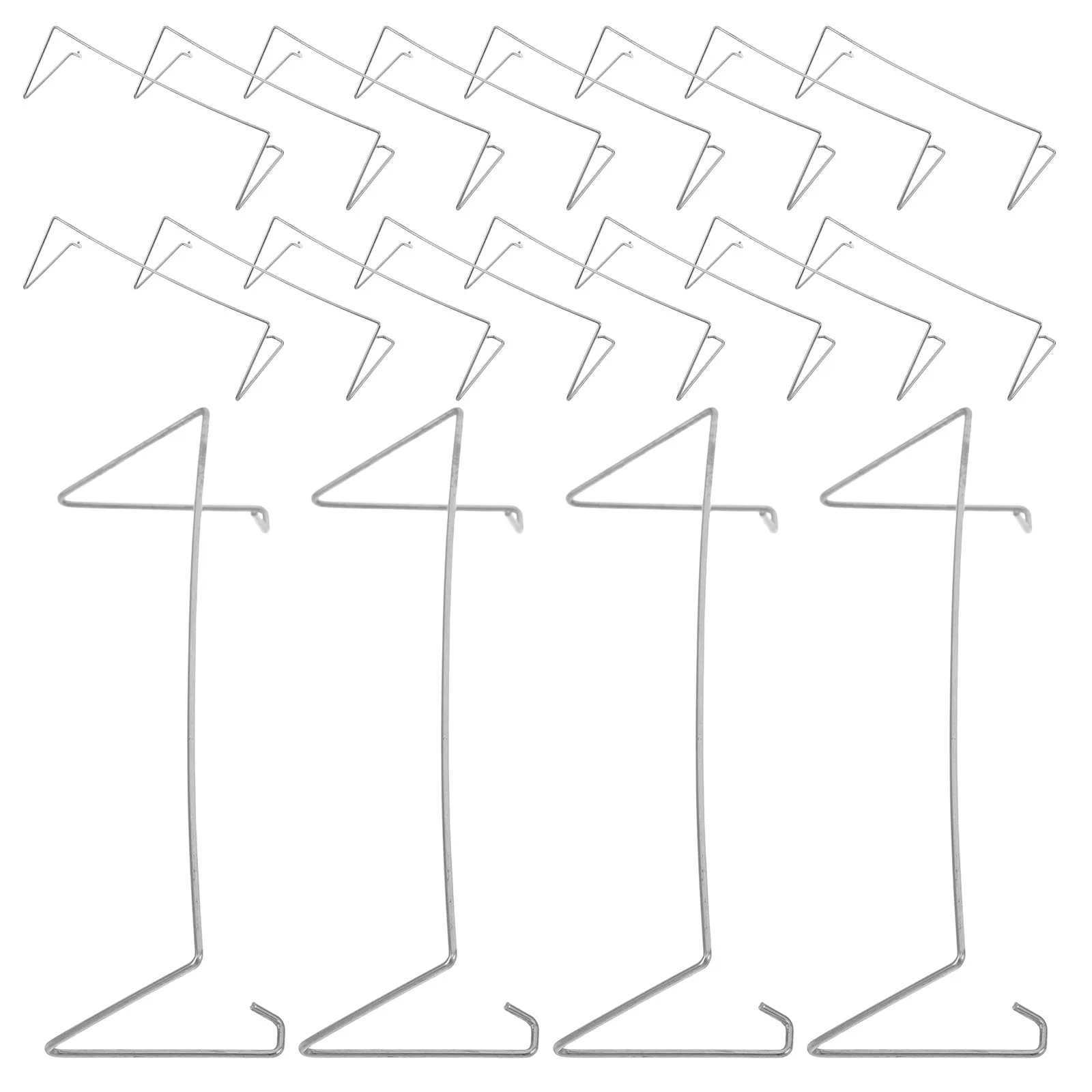 20Pcs CPU Radiator Fan Fixing Clips Stainless Steel Stable Pc Cooler Mounting Brackets Computer Mainboard Heatsink Fan Retaining