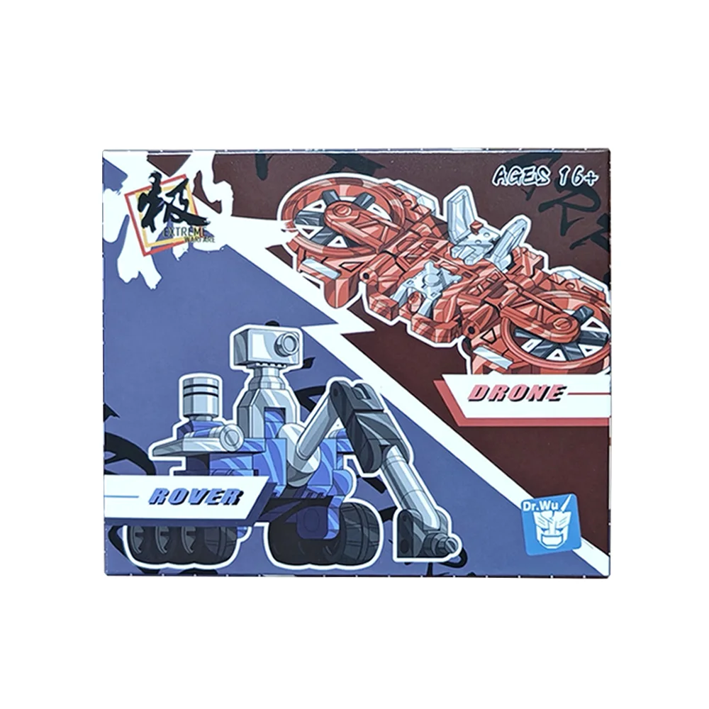 

Transformation Dr. Wu DWE59 Drone DWE60 Rover Original Minimal Scale Original Mecha Action Figureals Toys Model