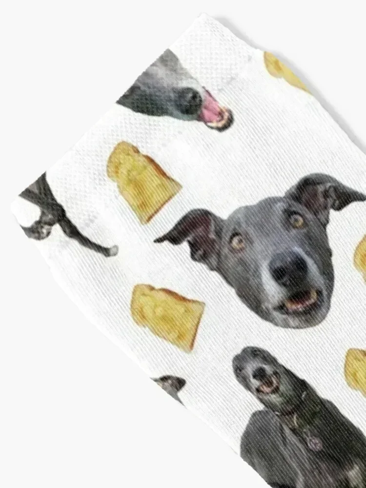 Blue + Toast pattern Socks men cotton high quality ankle soccer anti-slip floral Boy Child Socks Women's