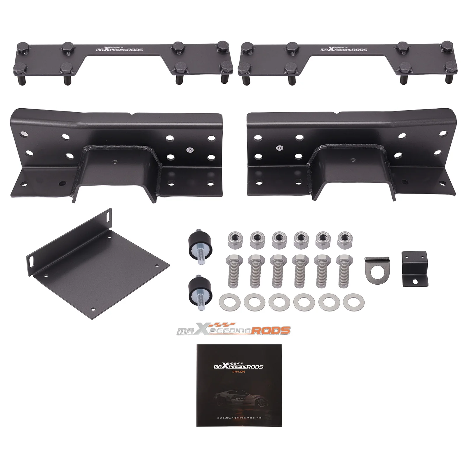 Frame Drop C-notch for Dodge Ram 1500 02-08 Steel Construction Powder Coated