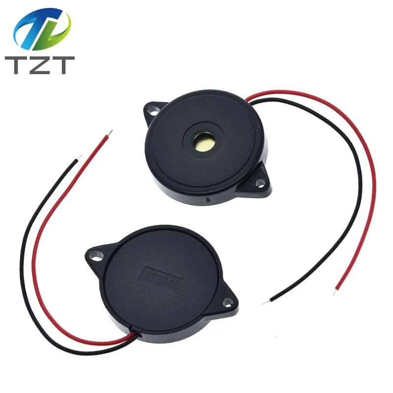 1/5/10PCS AT3040 30X5.5MM Enclosed Passive Buzzer Element W/Wires for TZT Electronic component