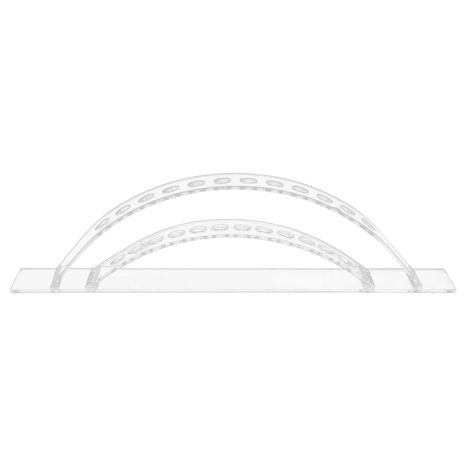 

Acrylic Arc Makeup Pen Holder Tool Holder Desk Arc Cosmetics Brush Storage Rack ganizer Makeup Brush Rack Pen Storage