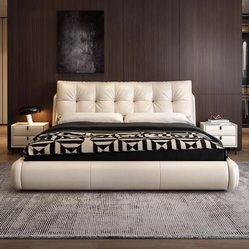Queen Children Bed Design Headboards Design Simple Girls Double Luxury Bed Sleeping European Letto Matrimoniale Home Furniture