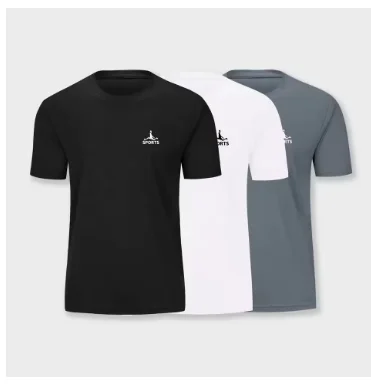 

Exercise Jogging Breathable Quick TeesNew Summer Men's Sports Women T-Shirt Solid Color Sports Print Fitness
