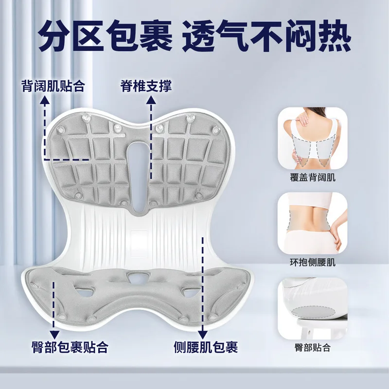 Ergonomic Ergonomic Posture Correction Seat Cushion Lumbar Support Office Chair Pad Breathable Back Pain Relief - Aliexpress Deal