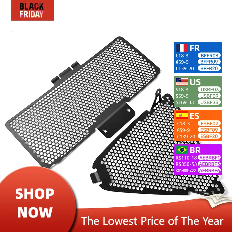 

For Ducati Panigale V2 959 899 1199 modified water tank net, radiator shield