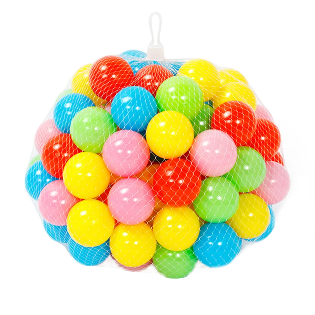 50 Pcs Children's Ocean Ball Long-lasting Toys for Kids Toddler Friendly Enlighten Plastic Colorful Playroom Pool