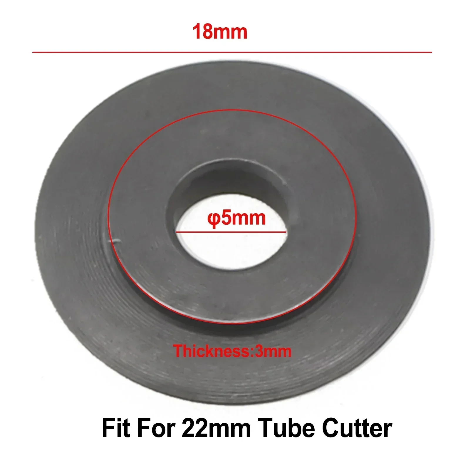 For 22mm Tube Cutter UK Hole High Hardness Copper Pipe Slice Cutting Wheel Blade for 22mm Tube Cutter 5mm Hole