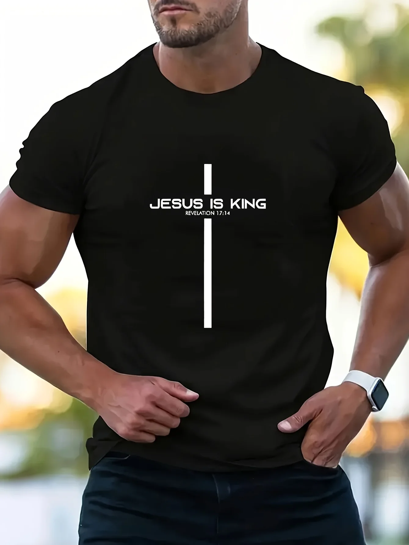 العصرية العلامة التجارية الطباعة عارضة الرياضة في الهواء الطلق التدريب قصيرة الأكمام أعلى تي شيرت الرجال الملابس الرجالية #1