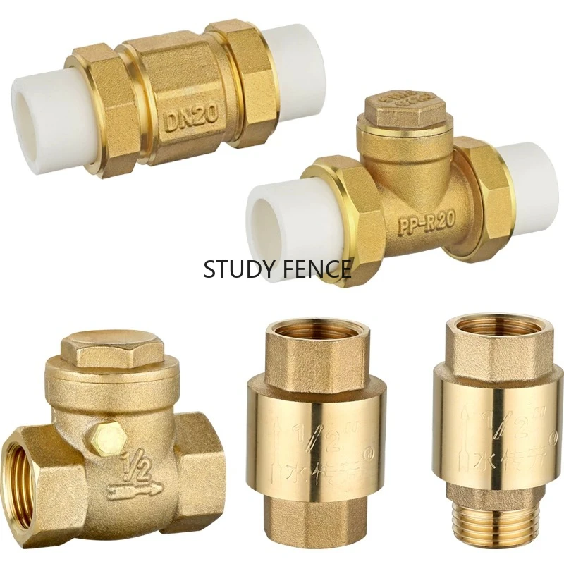 1pc 20PPR-32PPR Check Valve, Kitchen Active Pipeline Check Valve, Pipeline Water Stop Valve, Household Hardware Accessories