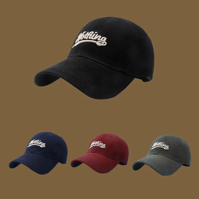 

UV Protection Lace Baseball Cap Adjustable Sun Hat Unisex Embroidered Letters Breathable Cotton Outdoor Sport Casual for Men Wom