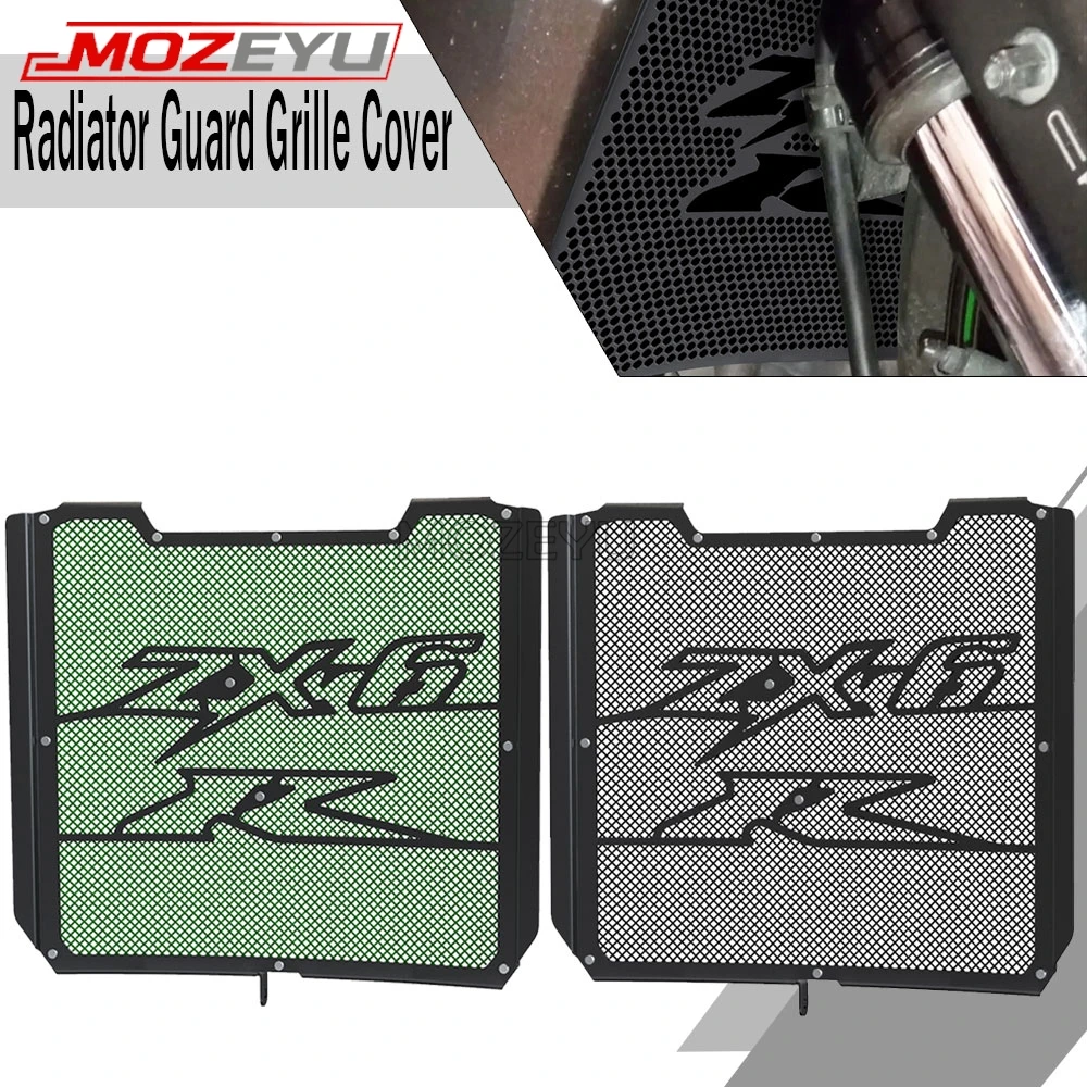 

Motorcycle Accessories Radiator Grille Guard Cover For KAWASAKI ZX6R NINJA ZX6R ZX-6R ZX636 / KTR 2009-2026 2024 2023 2022 2021