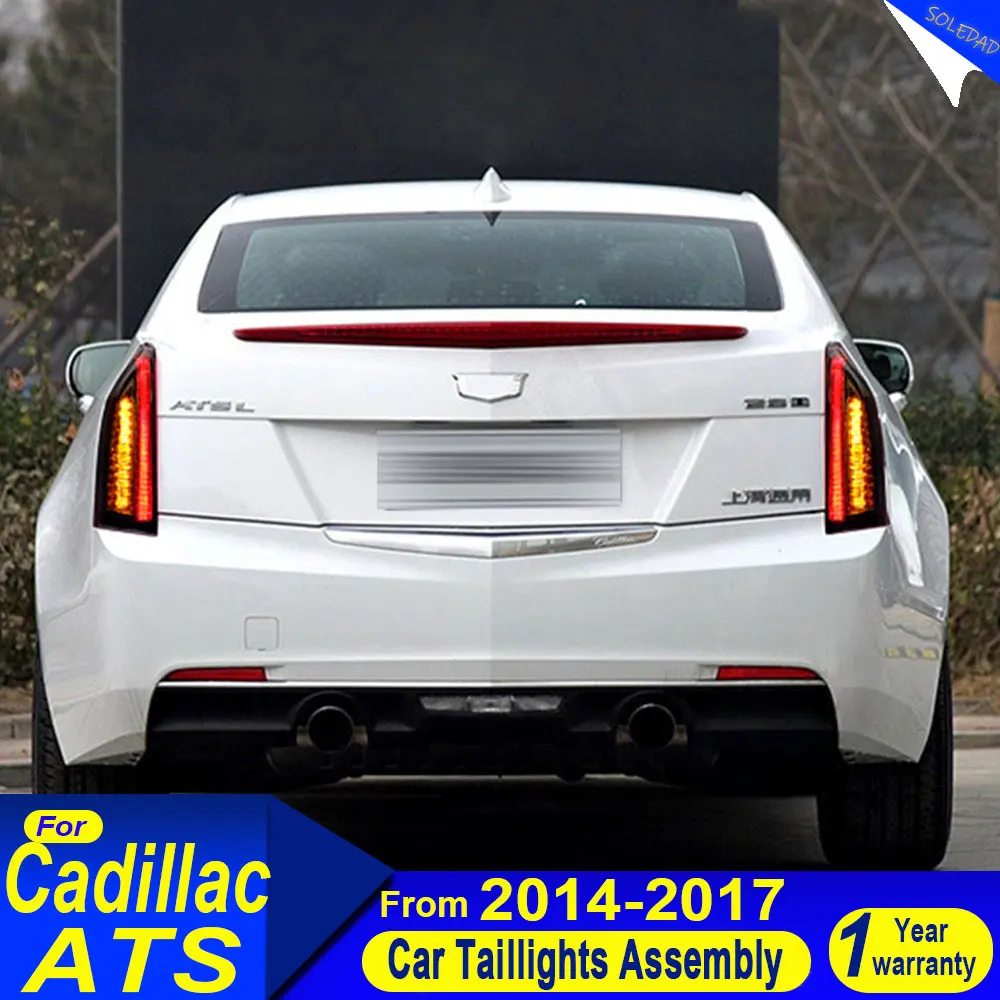 

Для Cadillac ATS 2013-2018 ATSL: Модифицированный светодиодный задний фонарь в сборе, стоп-сигнал, запчасти, автомобильный светодиодный задний фонарь