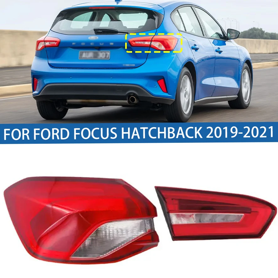 

Для Ford Focus Hatchback 2019-2021 автомобильный задний фонарь заднего бампера стоп-сигнал заднего хода фонарь заднего хода в сборе