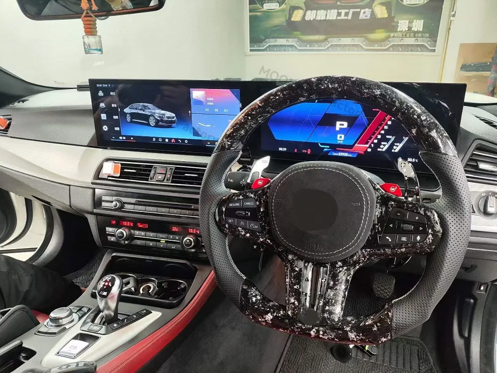 LHD RHD Car Stereo 15.8In For BMW F10 F18 Upgraded to G30 G38 Non-destructive installation Digital Performance Display Dashboard