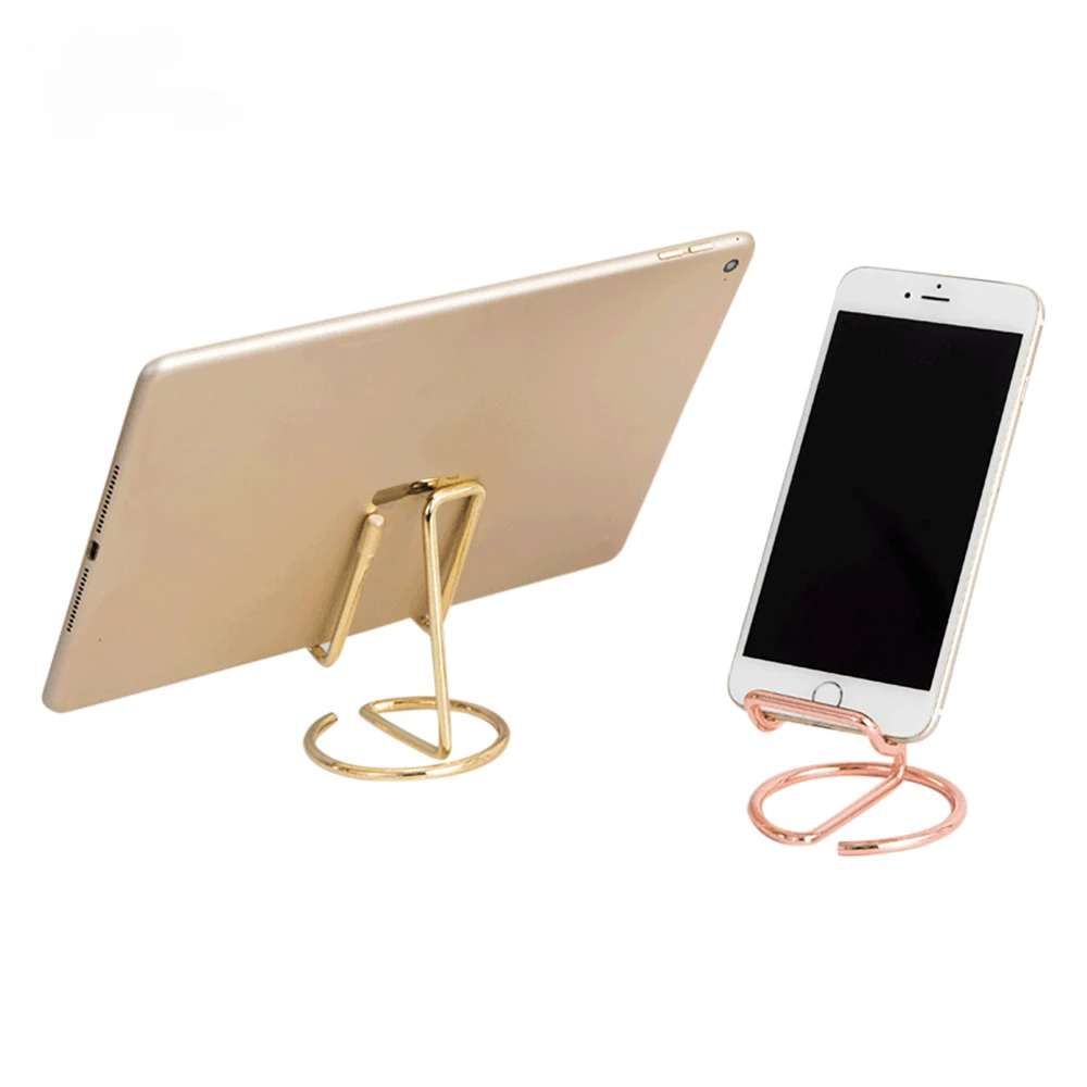 

Metal Mobile Phone Holder Gold Rose Gold Black Stand for Ipad Universal Desk Decoration Mobile Phone Accessories Phone Tablet