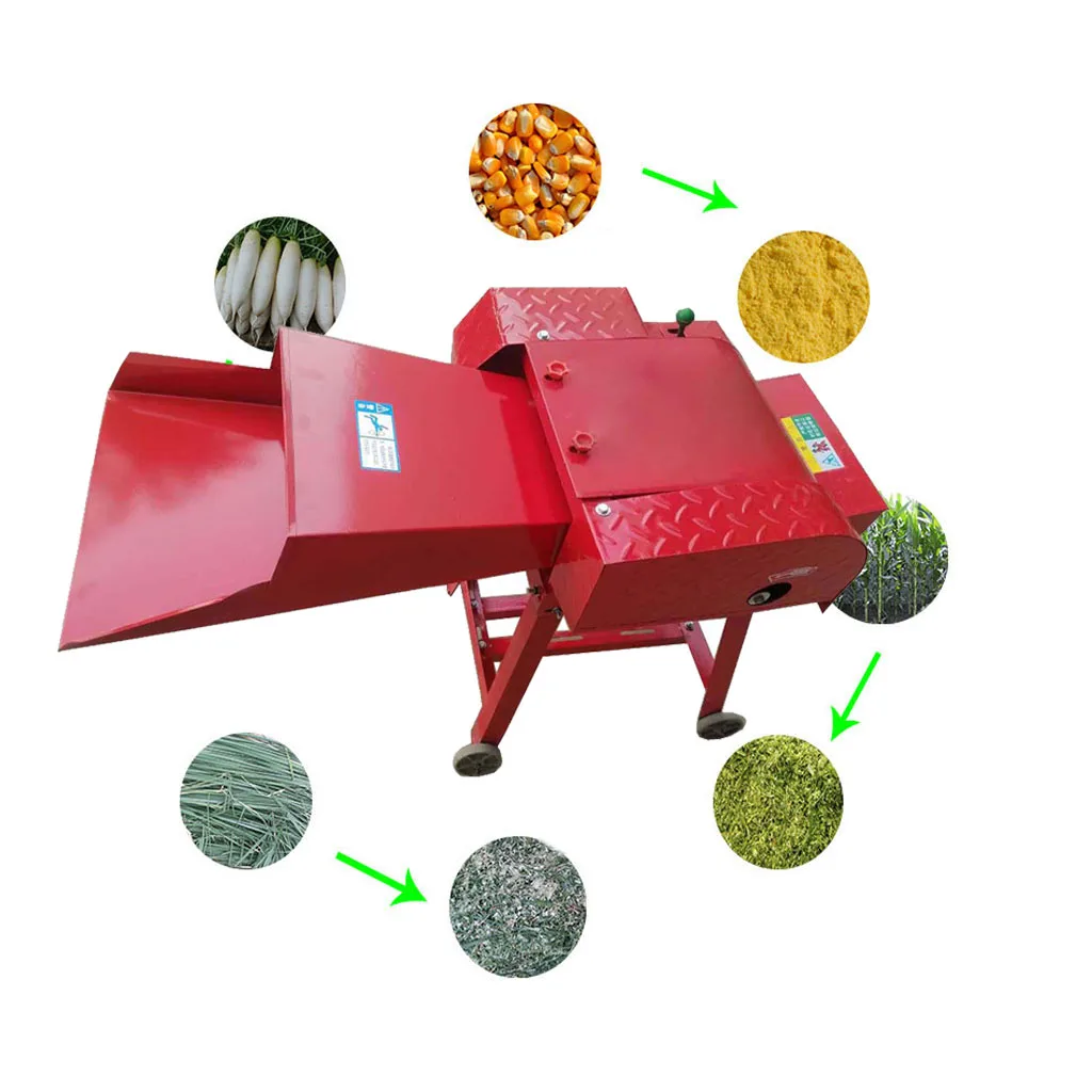 

Automatic Livestock Poultry Feed Grass Chaff Straw Chopping Machine HJ-ZC001