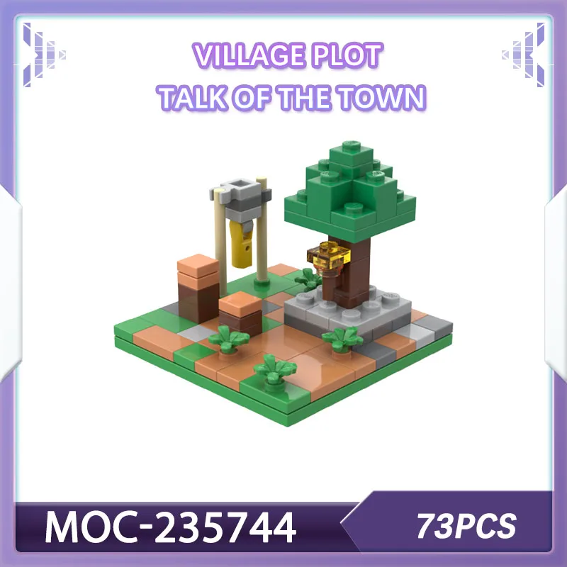

Building block set Village Plot - Talk of the Town Pixel MOC-235744 Craft Game House Decoration Christmas gift