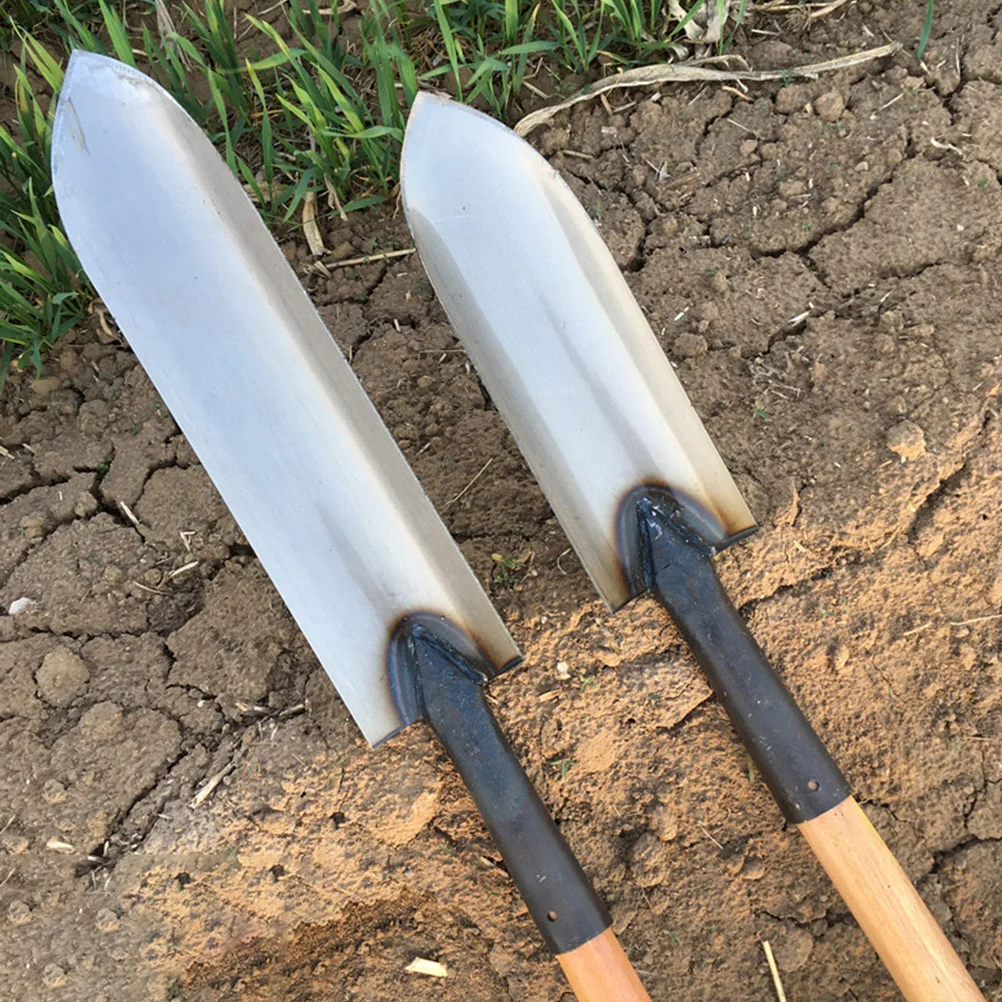 

Durable Steel Shovel Sweet Potato Digging Tool Child Size Weeding Lawn Garden Practical Tools Soil Press Grass H Gardening