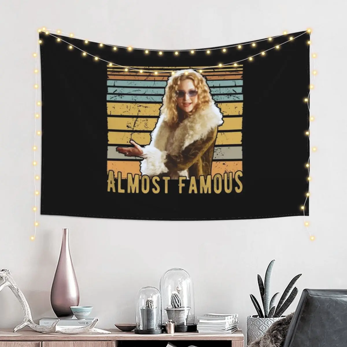 

Almost Famous Retro Vintage Girl Tapestry Carpet On The Wall Bed Room Decoration Decor For Room House Decoration Tapestry