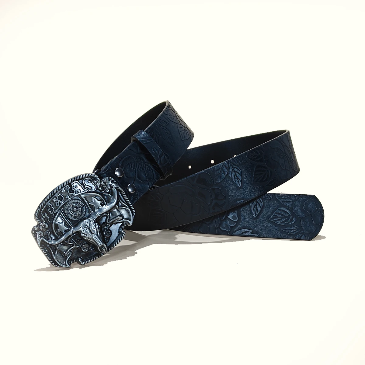 الموضة الرجعية الرجال الثور رئيس الحصان مشبك جودة عالية الأسود المطبوعة حزام المرأة الأعمال عادية بولي حزام حزام جينز هدايا عيد الميلاد #3