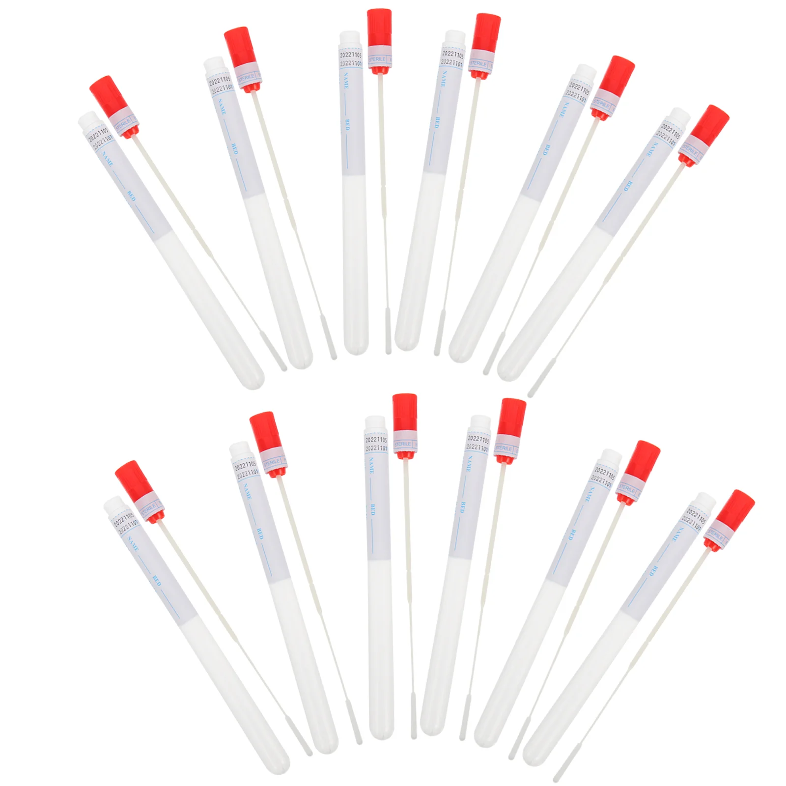 Sample Collection Stick Sterile Cotton Tipped Applicator Sampling Swab Major Swabs