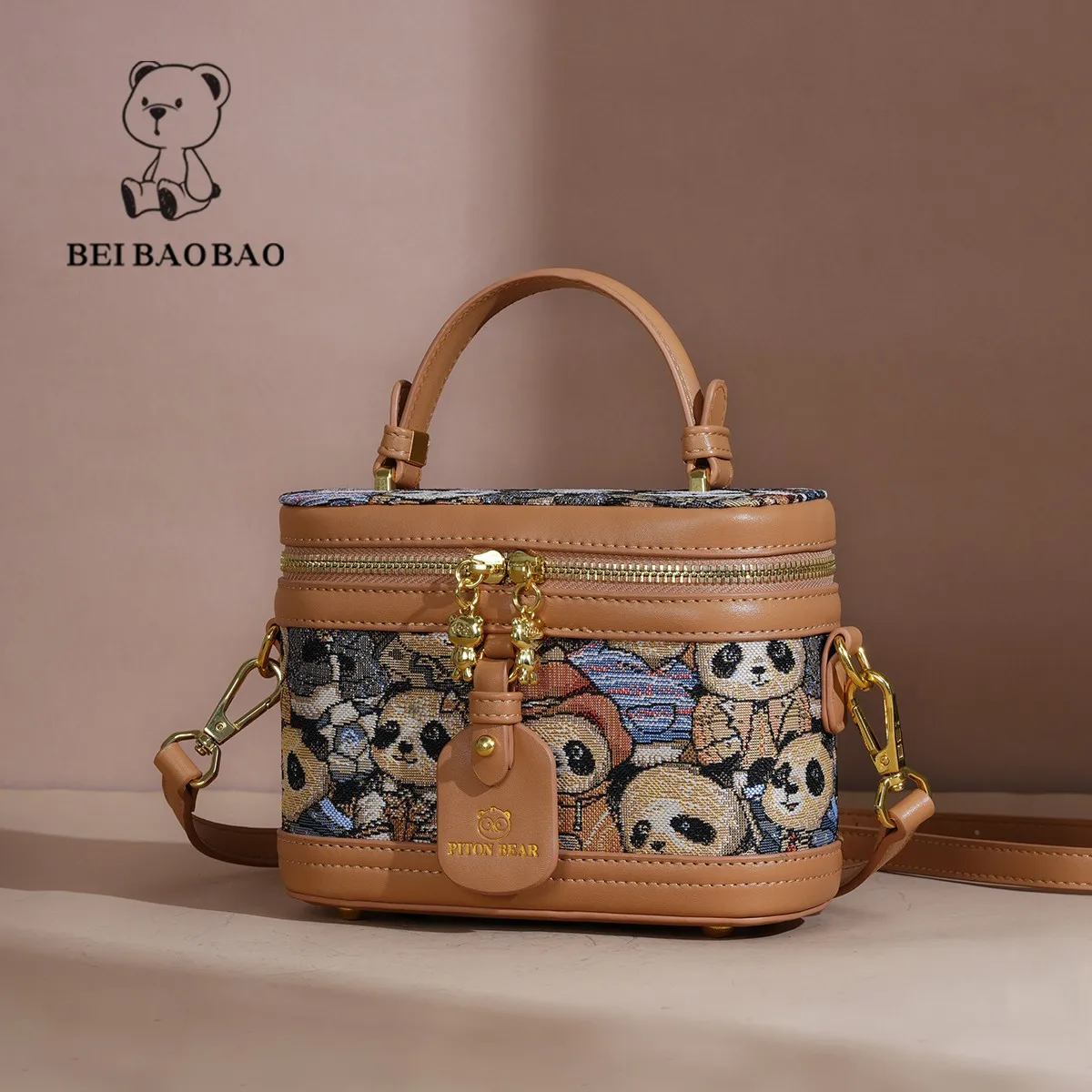 

beibaobao New Single Shoulder Bag Crossbody Bag Women's Versatile Handbag Cartoon Little Bear Trendy Women's Bag bolsos de mujer