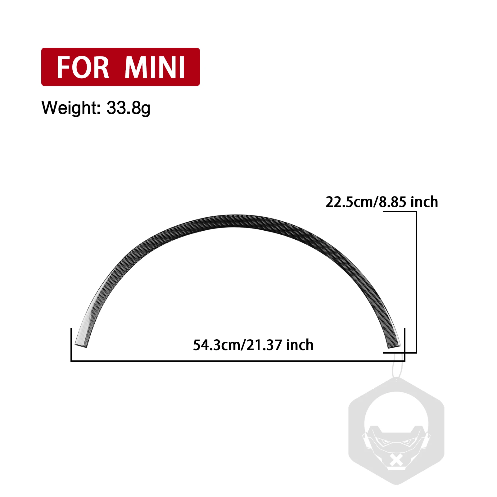 

Carbon Fiber Car Accessories Center Console Display Inner Frame Interior Cover Tirm Sticker For MINI F60 Countryman Cooper 17—23