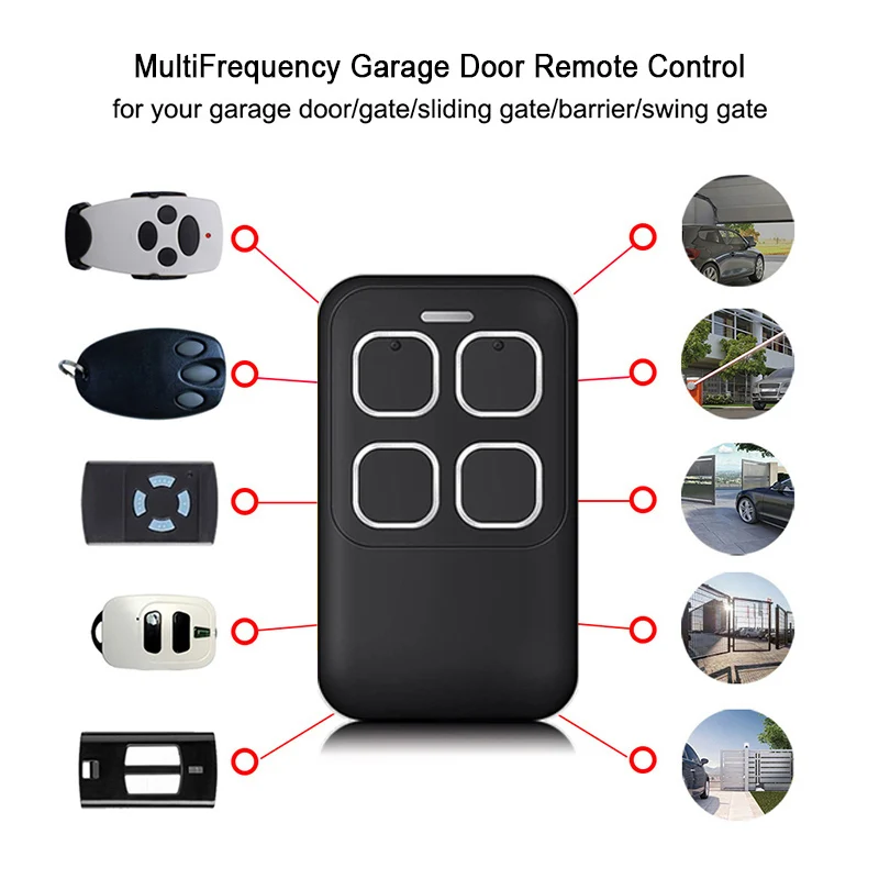 Imagem -03 - Controle Remoto Rolling Code e Código Fixo Uso com Tau 250-slim 250k-slimrp 250t4rp 250t-4c 250t-4 250k-slimc 250k-slim 43392 Mhz