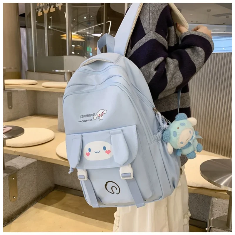 Sanrio New Clow M Student Schoolbag Large Capacity Shoulder Pad Casual and Lightweight Cute Cartoon Backpack